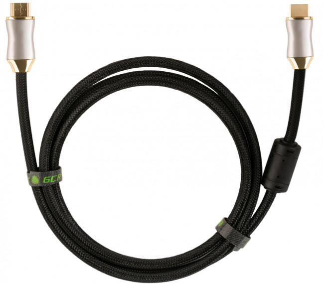 Greenconnect Кабель 5.0m HDMI версия 2.0, HDR 4:2:2, Ultra HD, 4K 60 fps 60Hz/5K*30Hz, 3D, AUDIO, 18.0 Гбит/с, 28/28 AWG, OD7.3mm, тройной экран, черный нейлон, DELUX, GCR-51282 Greenconnect HDMI (m) - HDMI (m) 5м