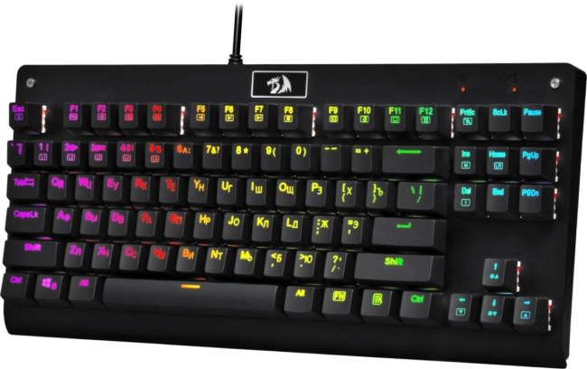Redragon Механическая клавиатура Dark Avenger 2 RU,RGB подсветка,компактная Defender 70770