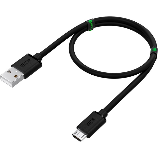 GCR Кабель 1.5m MicroUSB, черный, быстрая зарядка, 28/24 AWG, GCR-53607 Кабель Greenconnect 1.5 м (GCR-53607)