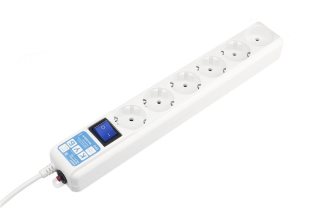 Фильтр-удлинитель Power Cube PRO, 5,0 м 6 розеток, LC контур, 16А/3,5кВт Электрическая мануфактура SPL6-16-P-5M