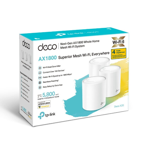 Точка доступа TP-Link Deco X20(1-pack)