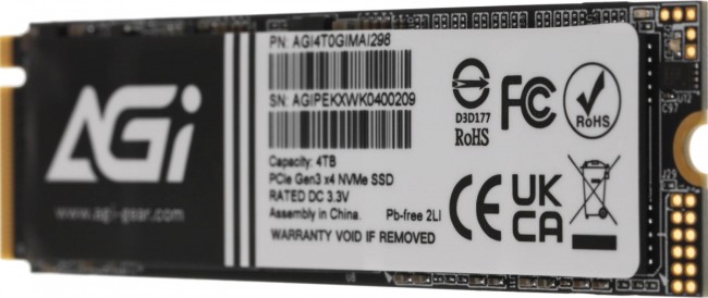 Накопитель SSD AGI TECHNOLOGY CO., LTD AGI4T0GIMAI298