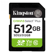 Карта памяти Kingston Canvas Select Plus SDS3/512GB Карта памяти Kingston Canvas Select Plus SDS3/512GB