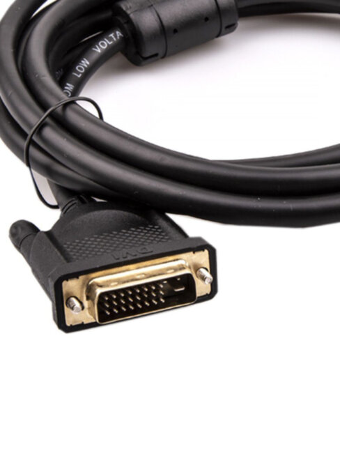 Кабель HDMI AM/DVI(24+1)M, 3м, CU, 1080P@60Hz, 2F, VCOM <CG484G-3M> VCOM HDMI (m) - DVI-D (m)