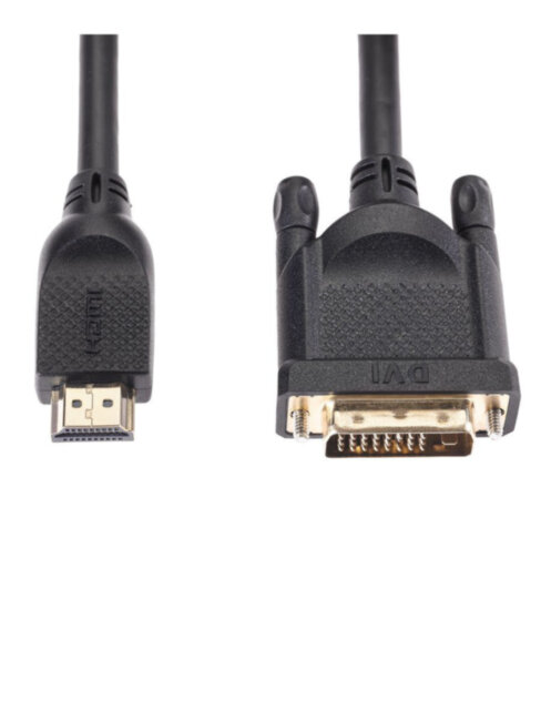 Кабель HDMI AM/DVI(24+1)M, 3м, CU, 1080P@60Hz, 2F, VCOM <CG484G-3M> VCOM HDMI (m) - DVI-D (m)