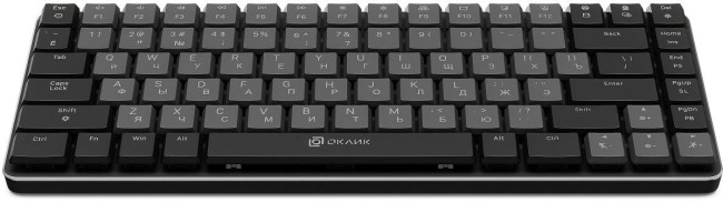 Клавиатура Oklick K615X механическая серый/серебристый USB slim Multimedia for gamer LED (1934413) Oklick 1934413 Клавиатура Oklick K615X механическая серый/серебристый USB slim Multimedia for gamer LED (1934413) Oklick 1934413