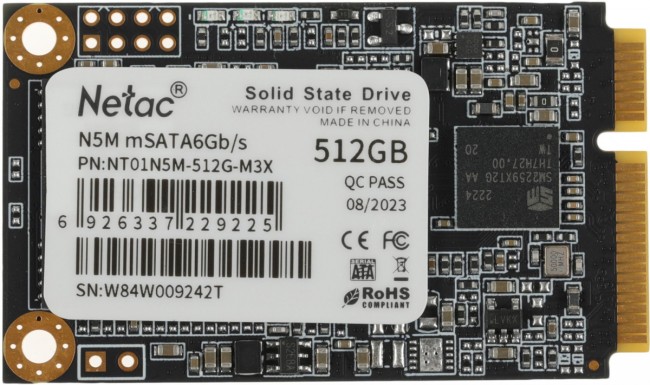 Накопитель SSD Netac NT01N5M-512G-M3X Накопитель SSD Netac NT01N5M-512G-M3X