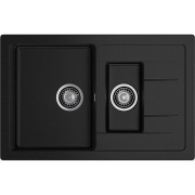 Кухонная мойка GRANFEST GranFest QUADRO Q-775KL black Кухонная мойка GRANFEST GranFest QUADRO Q-775KL black