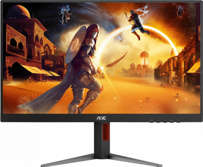 Монитор AOC Q27G4/D 27" 2560x1440, IPS, 200Hz, 80M:1, 250cd, 0.3 ms, HDMI 2.0, DisplayPort 1.4, Height adj 130, pivot, VESA 100, 3Y, Black/Red Монитор AOC Q27G4/D Монитор AOC Q27G4/D 27" 2560x1440, IPS, 200Hz, 80M:1, 250cd, 0.3 ms, HDMI 2.0, DisplayPort 1.4, Height adj 130, pivot, VESA 100, 3Y, Black/Red Монитор AOC Q27G4/D