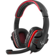 Игровые стереонаушники с микрофоном SVEN AP-G855MV, черный-красный Sven SV-015640 Игровые стереонаушники с микрофоном SVEN AP-G855MV, черный-красный Sven SV-015640