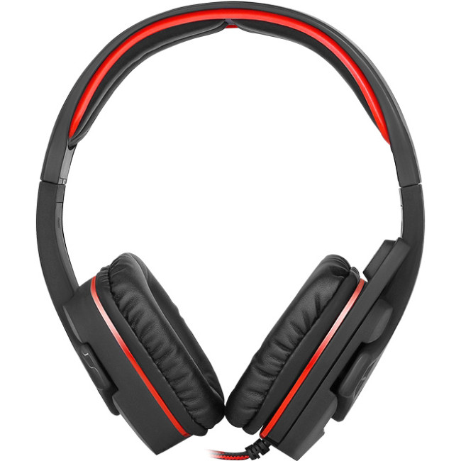 Игровые стереонаушники с микрофоном SVEN AP-G855MV, черный-красный Sven SV-015640 Игровые стереонаушники с микрофоном SVEN AP-G855MV, черный-красный Sven SV-015640