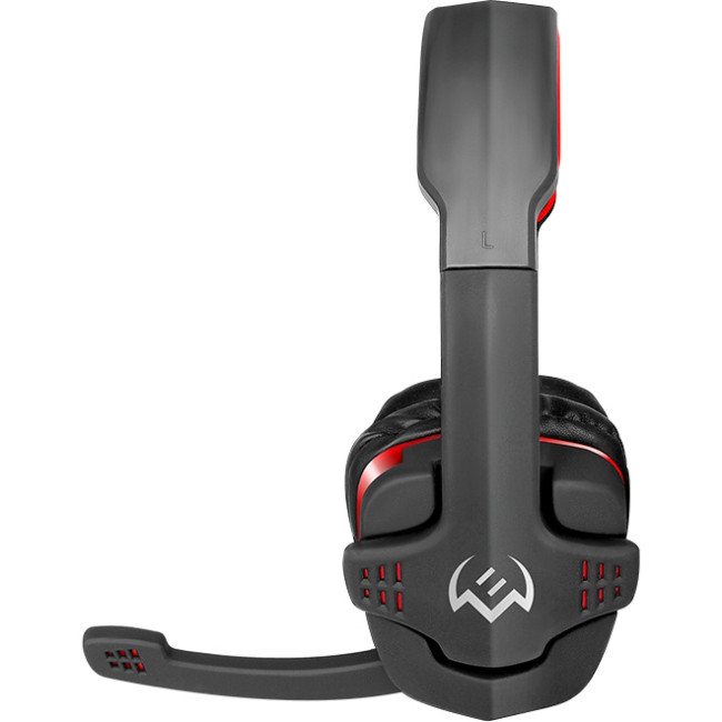 Игровые стереонаушники с микрофоном SVEN AP-G855MV, черный-красный Sven SV-015640 Игровые стереонаушники с микрофоном SVEN AP-G855MV, черный-красный Sven SV-015640