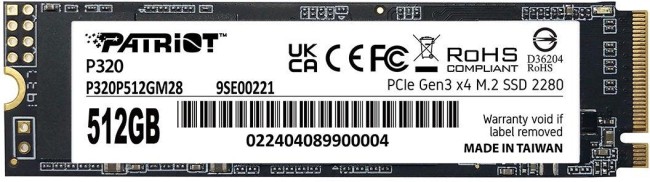Накопитель SSD Patriot P320P512GM28