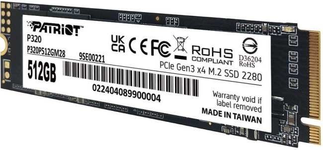 Накопитель SSD Patriot P320P512GM28