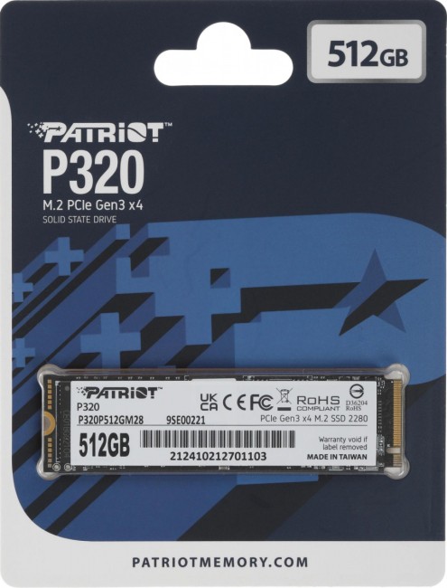 Накопитель SSD Patriot P320P512GM28
