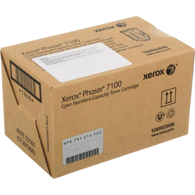 Тонер-картридж голубой Ph7100 Xerox 106R02606