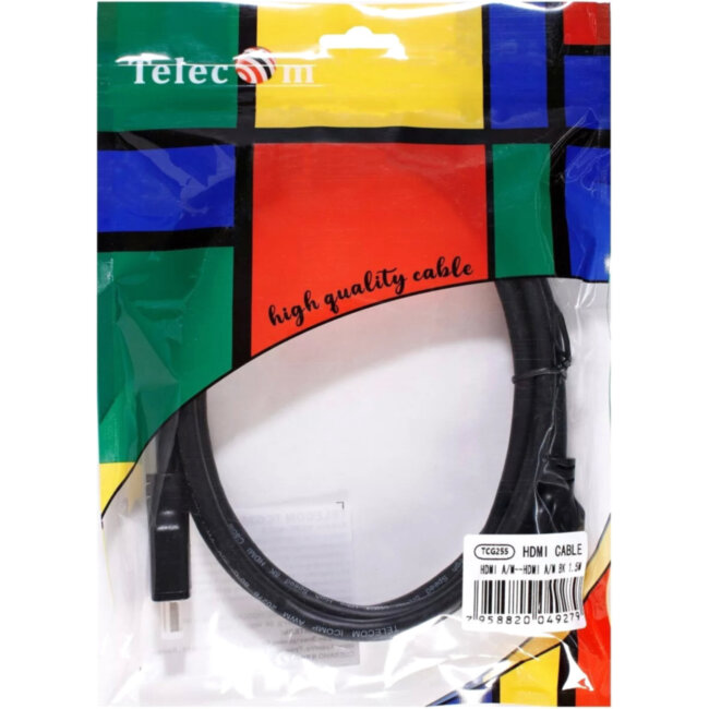 Кабель HDMI 19M/M,ver. 2.1, 8K@60 Hz 1.5m Telecom <TCG255-1.5M> VCOM TCG255-1.5M Кабель HDMI 19M/M,ver. 2.1, 8K@60 Hz 1.5m Telecom <TCG255-1.5M> VCOM TCG255-1.5M
