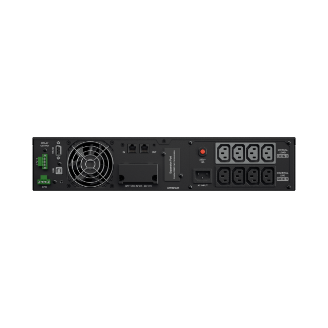 ИБП CyberPower OL1500ERTXL2U, Rackmount, Online, 1500VA/1350W, 8 IEC-320 С13 розеток, USB&Serial, RJ11/RJ45, SNMPslot, LCD дисплей, Black, 0.5х0.6х0.2м., 22.3кг. CyberPower OL1500ERTXL2U