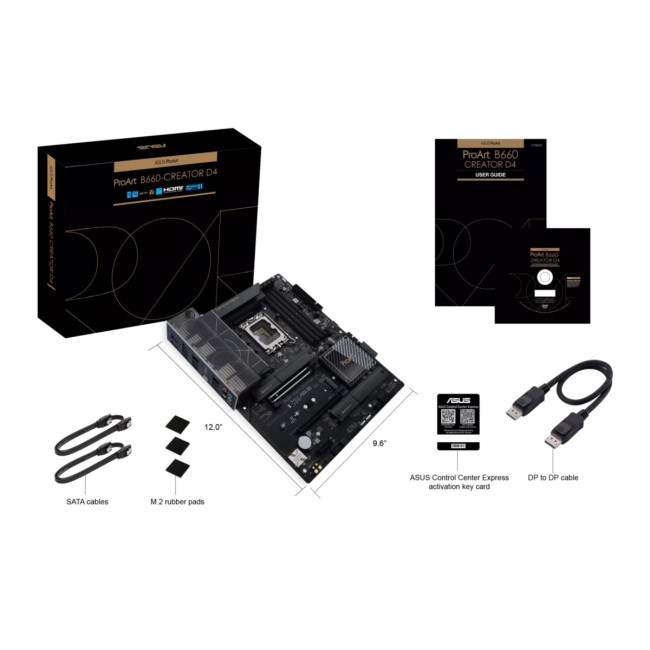 Материнская плата Материнская плата ASUS PROART B660-CREATOR D4 (90MB19F0-M1EAY0) Материнская плата Материнская плата ASUS PROART B660-CREATOR D4 (90MB19F0-M1EAY0)