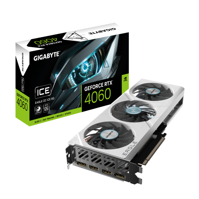 Видеокарта GIGABYTE GV-N4060EAGLEOC ICE-8GD