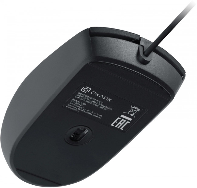 Мышь Oklick 100M черный оптическая 1600dpi USB для ноутбука 4but (1909417) Oklick 1909417 Мышь Oklick 100M черный оптическая 1600dpi USB для ноутбука 4but (1909417) Oklick 1909417