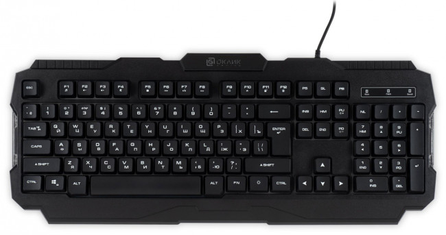 Клавиатура Oklick 757G HW2 черный USB for gamer (1790295) Oklick 1790295 Клавиатура Oklick 757G HW2 черный USB for gamer (1790295) Oklick 1790295