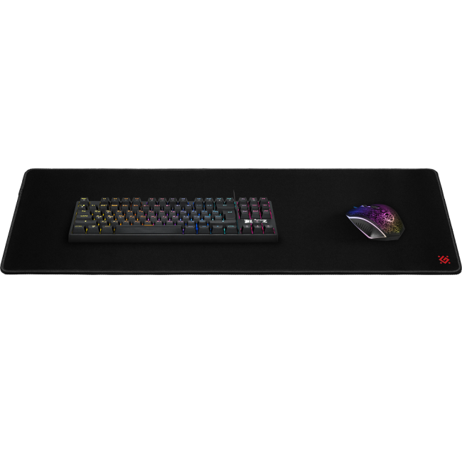 Defender Игровой коврик Black Ultra One 780*300*5 мм, ткань+резина Defender 50004 Defender Игровой коврик Black Ultra One 780*300*5 мм, ткань+резина Defender 50004