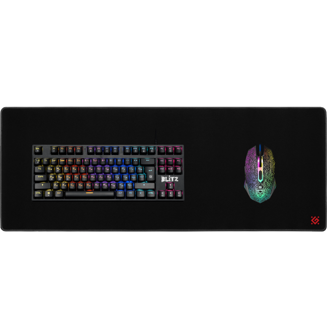 Defender Игровой коврик Black Ultra One 780*300*5 мм, ткань+резина Defender 50004 Defender Игровой коврик Black Ultra One 780*300*5 мм, ткань+резина Defender 50004
