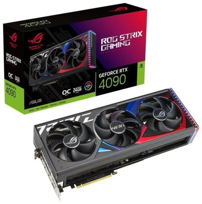 Видеокарта ASUS ROG Strix GeForce RTX® 4090 OC Edition 24GB GDDR6X Видеокарта ASUS ROG Strix GeForce RTX® 4090 OC Edition 24GB GDDR6X
