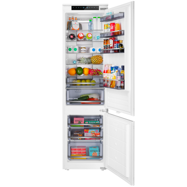 Встраиваемый холодильник MAUNFELD Maunfeld MBF19354NFWGR LUX Inverter