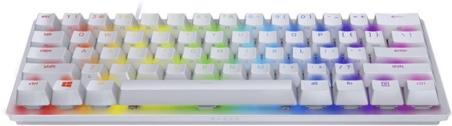 Игровая клавиатура Razer Huntsman Mini - Mercury Ed. (Red Switch) - Russian Layout Razer RZ03-03392200-R3R1