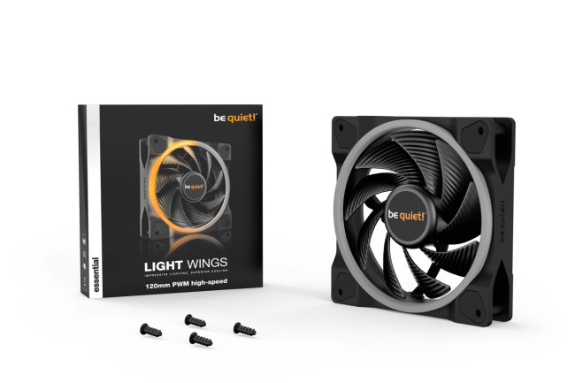 Кулер для корпуса be quiet! LIGHT WINGS 120mm PWM high-speed Кулер для корпуса be quiet! LIGHT WINGS 120mm PWM high-speed