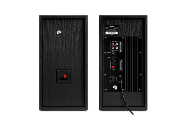 SVEN MC-20, чёрный, акустическая система 2.0, мощность 2x45Вт (RMS), FM-тюнер, USB/microSD, дисплей, пульт ДУ, Bluetooth, Optical SVEN MC-20