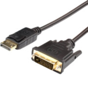 Кабель DVI <=> DisplayPort 1.8 m (DVI-D, черный, 1080P) ATcom AT9504 Кабель DVI <=> DisplayPort 1.8 m (DVI-D, черный, 1080P) ATcom AT9504