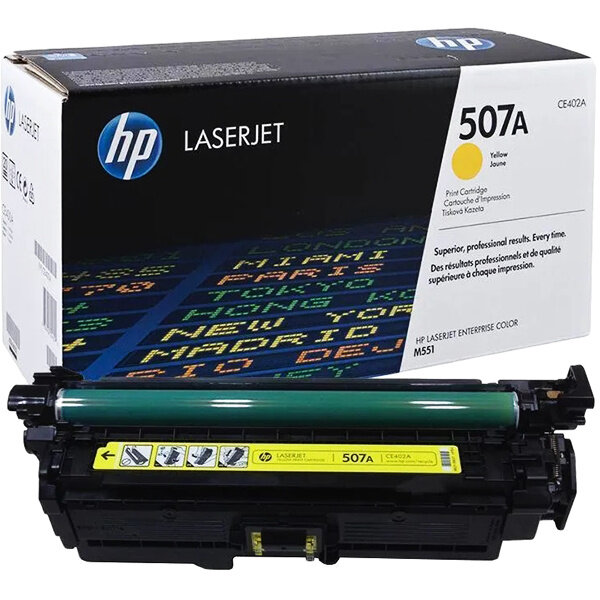 Тонер-картридж HP 507A Yellow Original LaserJet Toner Cartridge (CE402A)
