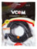 Кабель HDMI AM/DVI(24+1)M, 7.5м, CU, 1080P@60Hz, 2F, VCOM <CG484G-7.5M> VCOM HDMI (m) - DVI-D (m)