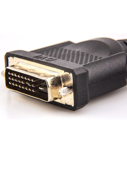 Кабель HDMI AM/DVI(24+1)M, 7.5м, CU, 1080P@60Hz, 2F, VCOM <CG484G-7.5M> VCOM HDMI (m) - DVI-D (m)