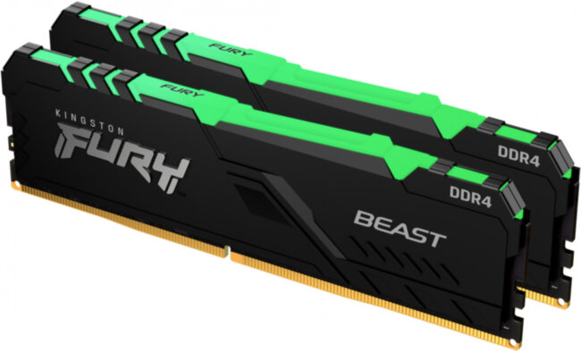 Память оперативная Kingston FURY Beast RGB KF436C17BBAK2/16