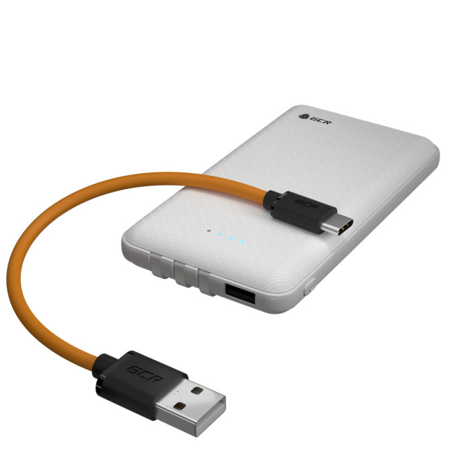 GCR QC Кабель 1.0m, TypeC, быстрая зарядка, оранжевый TPE, черные коннекторы, 28/22 AWG, GCR-52723 Greenconnect USB 2.0 Type-AM - USB 2.0 Type-C (m) 1м