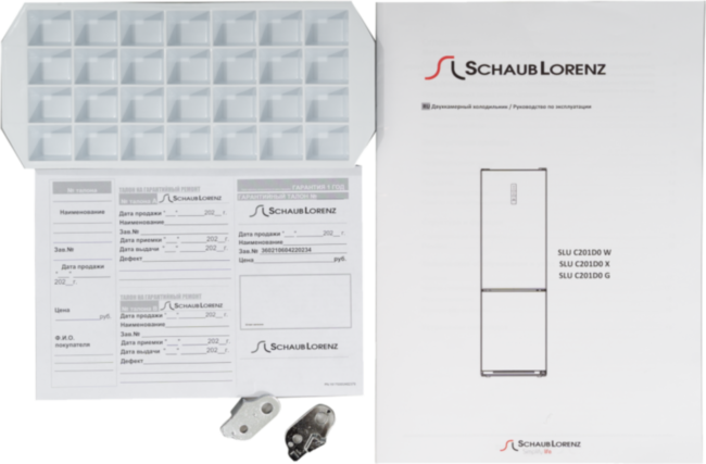 Холодильники с нижней морозильной камерой Schaub Lorenz Schaub Lorenz SLU C201D0 W