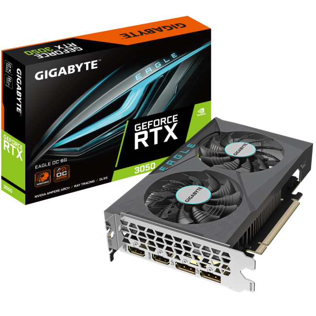 Видеокарта GIGABYTE GV-N3050EAGLE OC-6GD