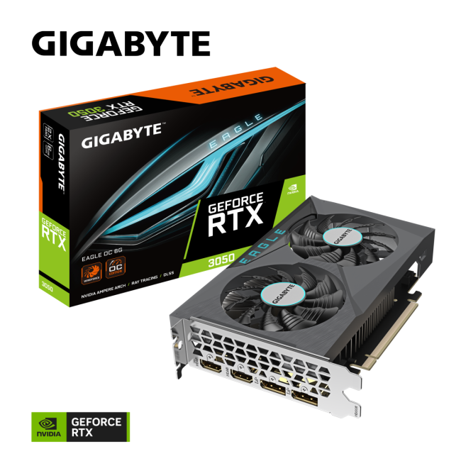 Видеокарта GIGABYTE GV-N3050EAGLE OC-6GD