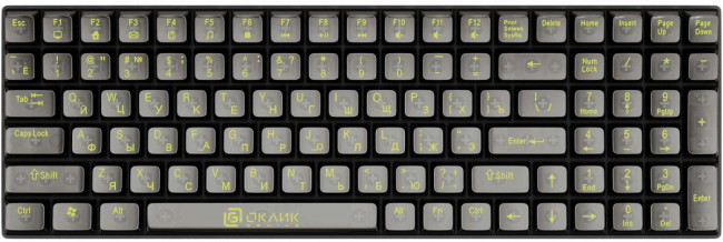 Клавиатура Oklick 915GK механическая черный USB for gamer (1790371) Oklick 1790371 Клавиатура Oklick 915GK механическая черный USB for gamer (1790371) Oklick 1790371