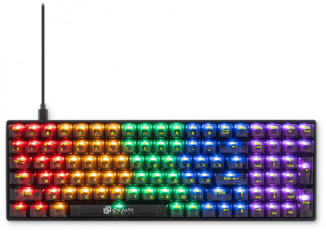Клавиатура Oklick 915GK механическая черный USB for gamer (1790371) Oklick 1790371 Клавиатура Oklick 915GK механическая черный USB for gamer (1790371) Oklick 1790371