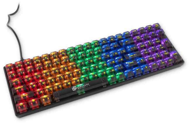 Клавиатура Oklick 915GK механическая черный USB for gamer (1790371) Oklick 1790371 Клавиатура Oklick 915GK механическая черный USB for gamer (1790371) Oklick 1790371