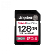 Карта памяти Kingston 128GB SDXC Canvas React Plus UHS-II 280R/100W U3 V60 Kingston SDR2V6/128GB Карта памяти Kingston 128GB SDXC Canvas React Plus UHS-II 280R/100W U3 V60 Kingston SDR2V6/128GB