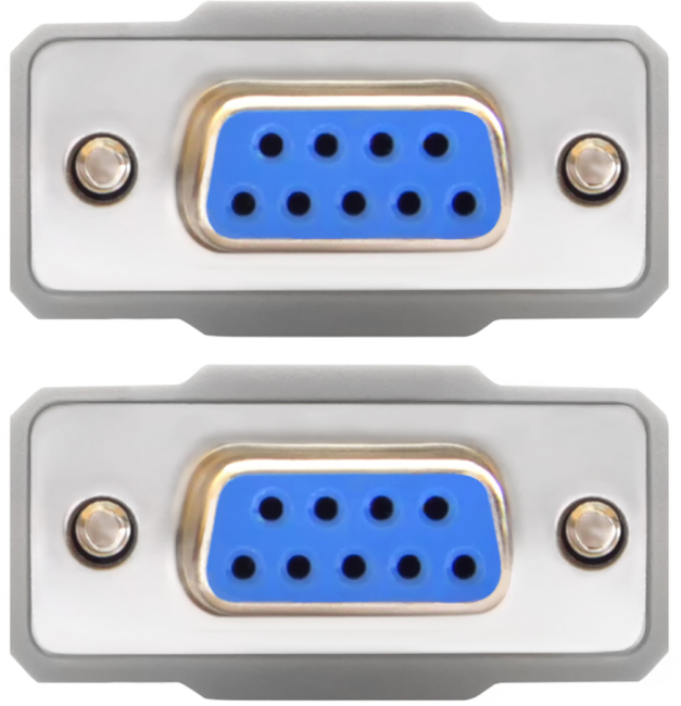 Greenconnect Кабель 0-модемный COM RS-232 линковочный 3 m GCR- DB901-3 m 9F AF / 9F AF, серый Greenconnect COM DB9/DB9 RS-232/RS-232 9F/9F