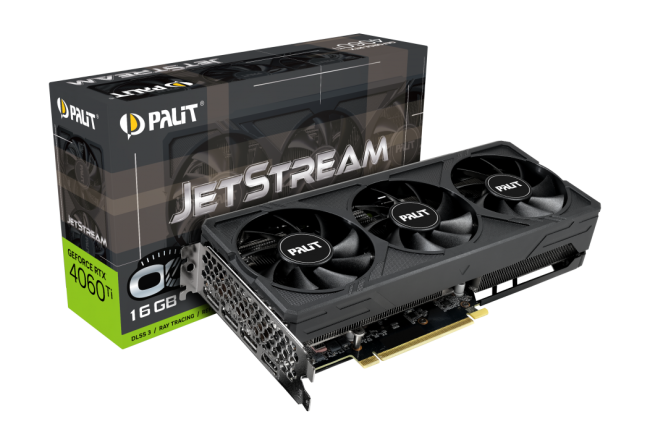 Видеокарта PALIT RTX4060Ti JETSTREAM 16GB Видеокарта PALIT RTX4060Ti JETSTREAM 16GB