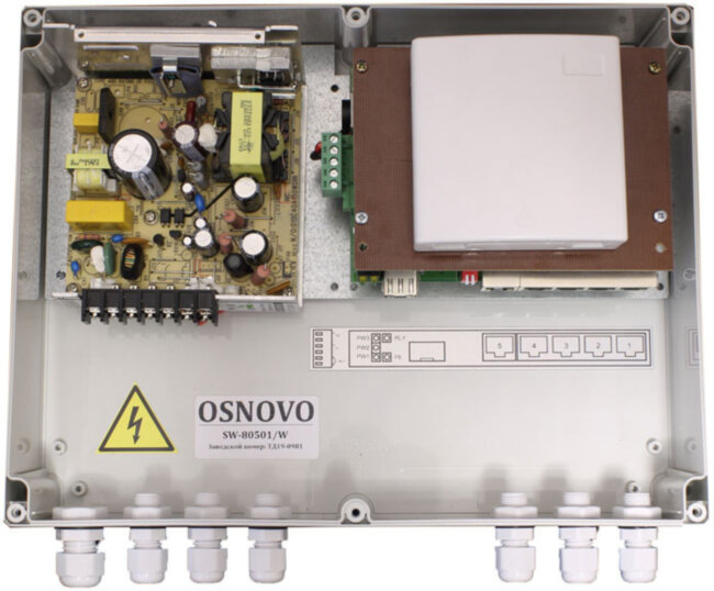 Коммутатор OSNOVO SW-80501/W