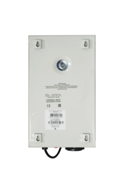 Стабилизатор POWERMAN AVS 500S, ступенчатый регулятор, цифровые индикаторы уровней напряжения, 500ВА, 140-260В, максимальный входной ток 5А, 1 евророзетка, IP-20, навесного исполнения, 290мм х 175мм х 68мм, 2,42 кг. POWERMAN AVS 500S Стабилизатор POWERMAN AVS 500S, ступенчатый регулятор, цифровые индикаторы уровней напряжения, 500ВА, 140-260В, максимальный входной ток 5А, 1 евророзетка, IP-20, навесного исполнения, 290мм х 175мм х 68мм, 2,42 кг. POWERMAN AVS 500S